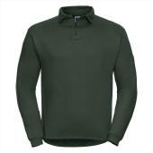 RUS Heavy Duty Collar Sweatshirt, Bottle Green, XL