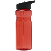 H2O Active® Base 650 ml bidon met fliptuitdeksel - Rood/Zwart