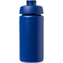 Baseline® Plus grip 500 ml sportfles met flipcapdeksel - Blauw