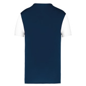 Tweekleurige jersey met korte mouwen voor kinderen Sporty Navy / White 4/6 jaar