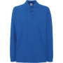 Premium Long Sleeve Polo (63-310-0) Royal Blue XXL