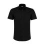 Tailored Fit Poplin Shirt SSL - Black - S