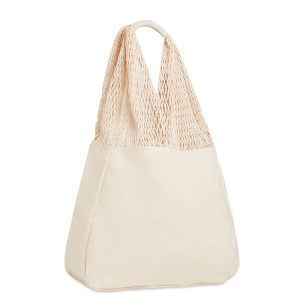 BARBUDA - Beach bag cotton/mesh