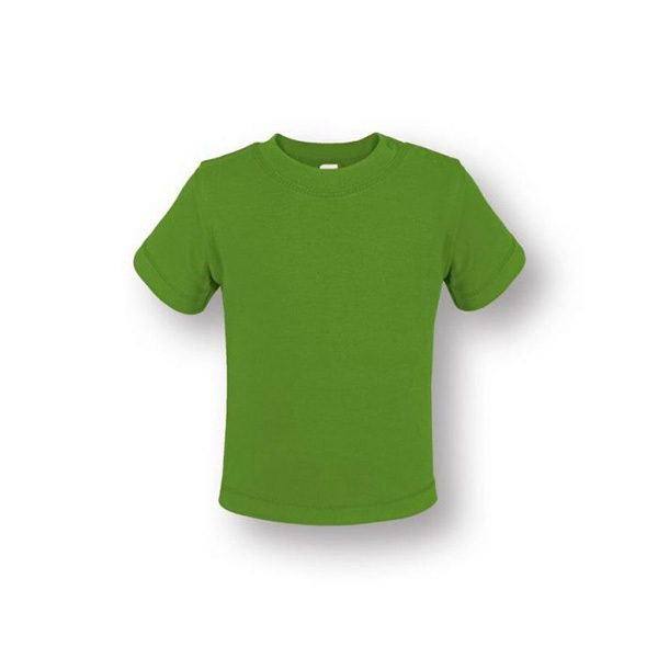 Biologisch kinder t-shirt korte mouw-Lime-86/92