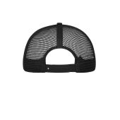 MB6239 6 Panel Mesh Cap - black/black - one size