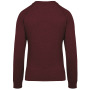 Damessweater BIO ronde hals raglanmouwen Wine Heather L