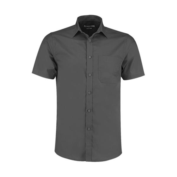 Tailored Fit Poplin Shirt SSL - Graphite - S