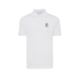 Iqoniq Yosemite gerecycled katoen pique polo, wit (L)