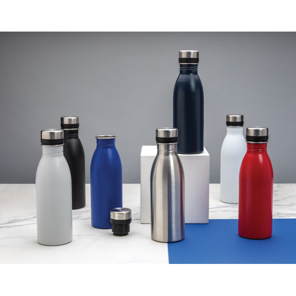 RCS gerecycled roestvrijstalen luxe waterfles, rood
