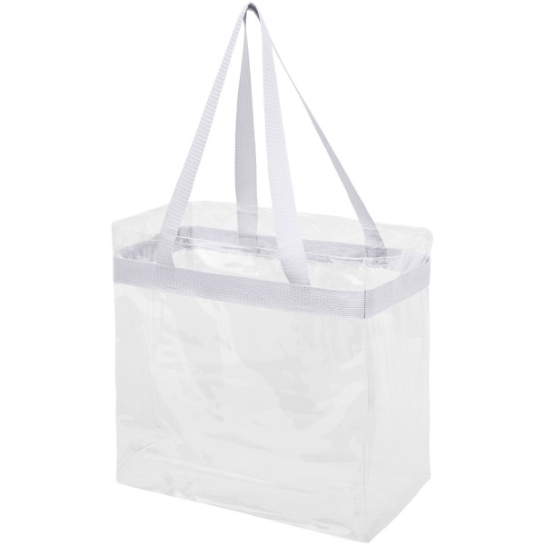 Hampton transparent tote bag 13L - White/Transparent clear
