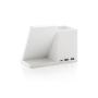 Ontario 5W draadloze oplader met penhouder, wit