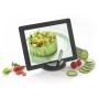 Chef tablet stand with touchpen, black, silver