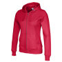 Cottover Gots Full Zip Hood Lady red 3XL