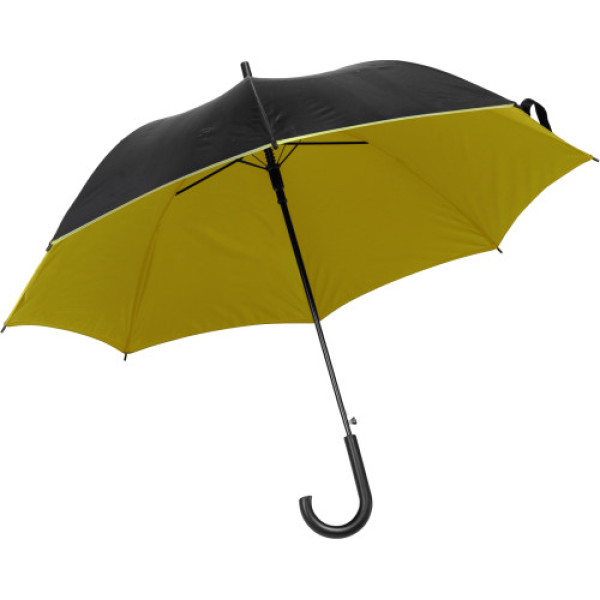 Linzi automatische paraplu met gebogen handvat