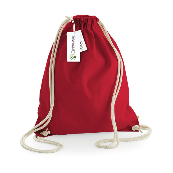 EarthAware™ Organic Gymsac - Classic Red - One Size
