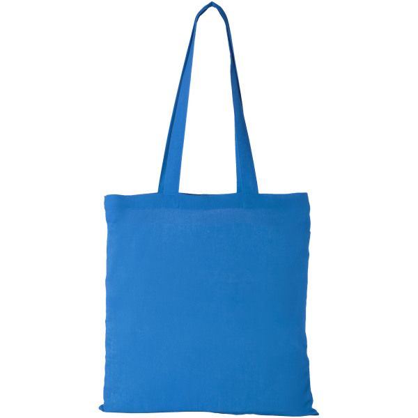 Peru 180 g/m² cotton tote bag 7L - Process blue