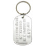 Aluminum Dog Tags with Keychains (Logo by Engraved)