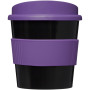 Americano® Primo 250 ml tumbler with grip - Solid black/Purple