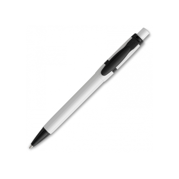 Ball pen Olly hardcolour - White / Black