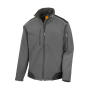 Ripstop Softshell Work Jacket - Grey/Black