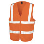 Core Zip ID Safety Tabard Fluorescent Orange L/XL