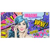 Velours Handdoek 50x100cm met reactive print330 gr/m2 Velours Handdoek 50x100cm met reactive print330 gr/m2
