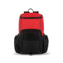 Gerecycleerde en waterdichte sportrugzak met vak voor spulletjes Red / Black One Size