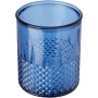 Estrel theelichthouder van gerecycled glas - Transparant blauw
