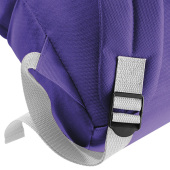 Junior Fashion Backpack - Purple/Light Grey - One Size