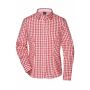 Ladies' Traditional Shirt - red/white - S