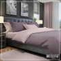 Bed Set Classic Double beds - Plum / Mauve