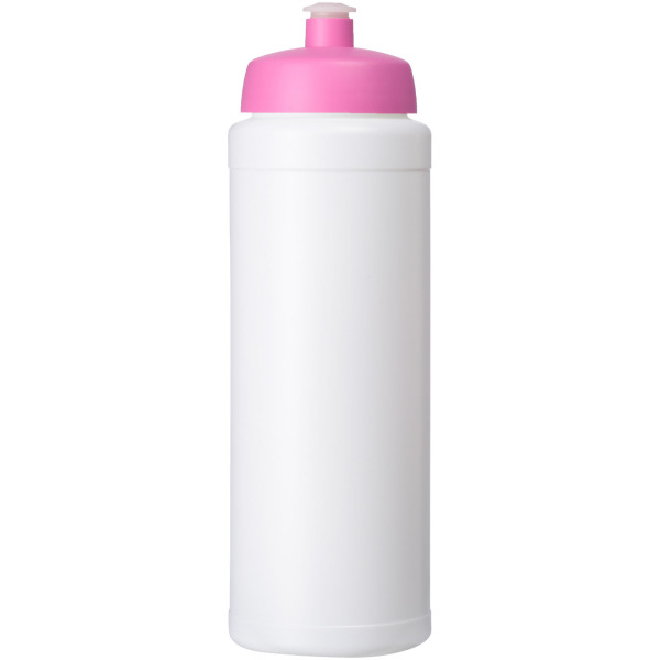 Baseline® Plus grip 750 ml sportfles met sportdeksel - Wit/Roze