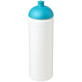 Baseline® Plus grip 750 ml sportflaska med kupollock - Vit/Aqua