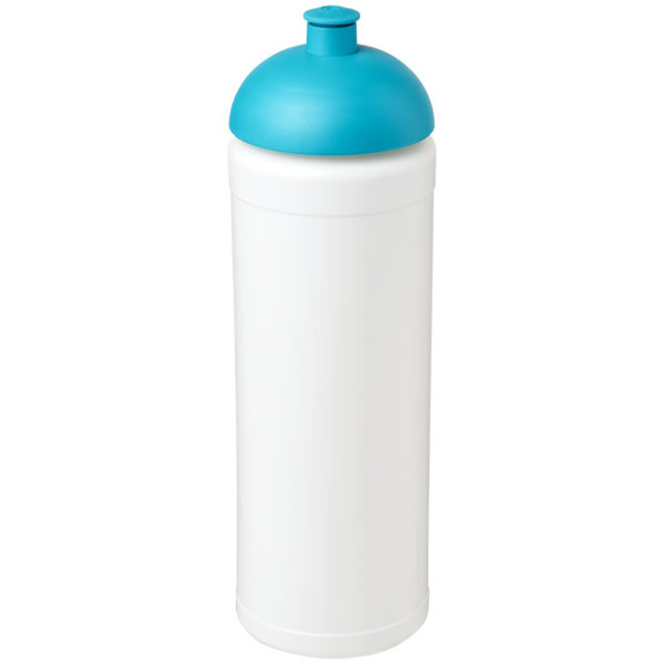 Baseline® Plus grip 750 ml bidon met koepeldeksel - Wit/Aqua