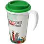 Brite-Americano® grande 350 ml insulated mug - White/Green