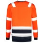 Sweater High Vis Bicolor 303004 Fluor Orange-Ink 4XL