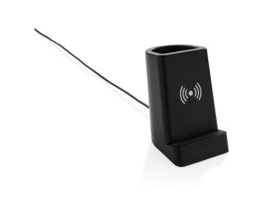 Light up logo pen houder met 5W draadloze oplader Light up logo pen houder met 5W draadloze oplader