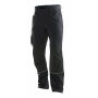 Jobman 2811 Service trousers fast dry zwart/zwart D124