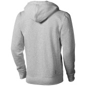 Arora hoodie med hel dragkedja män - Gråmelange - XL
