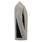 Polosweater Bicolor Borstzak 302001 Grey-Black 4XL