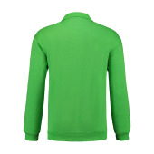 L&S Polosweater for him lime L