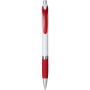 Turbo balpen met witte huls - Wit/Rood