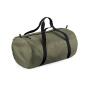 Packaway Barrel Bag, Olive Green/Black, ONE, BagBase
