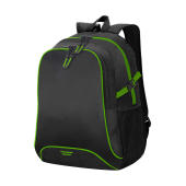 Osaka Basic Backpack - Black/Lime Green - One Size