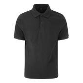 AWDis Stretch Piqué Polo Shirt, Black, L, Just Polos