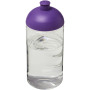 H2O Active® Bop 500 ml bidon met koepeldeksel - Transparant/Paars