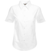 Lady Fit Oxford Shirt Short Sleeves (65-000-0) White M