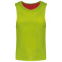 Omkeerbaar multisport-hesje kids Sporty Red / Fluorescent Green 6/10 jaar