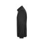 Men's Knitted Workwear Fleece Jacket - SOLID - - black/black - 6XL