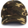 DAD CAP - 6 Panelen Khaki Camouflage One Size